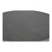 Gartentisch >Mojito Ceramic Negro< rund, Glaskeramik, Aluminium, anthrazit - 74x150 (HxD)
