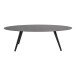 Gartentisch >Mojito Ceramic Negro< Glaskeramik, Aluminium, anthrazit  - 240x74x100 (BxHxT)