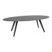 Gartentisch >Mojito Ceramic Negro< Glaskeramik, Aluminium, anthrazit  - 240x74x100 (BxHxT)