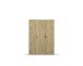 Drehtürenschrank >Voyager< 4 Böden, 1 Stange, Eiche Artisan Dekor / weiß - 140x194x53 (BxHxT)