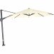 Ampelschirm >SUNSET N+< in ecru, Polyester, Aluminium - 350x252x350cm (BxHxT)