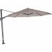 Ampelschirm >SUNSET N+< in taupe, Polyester, Aluminium - 350x252x350cm (BxHxT)