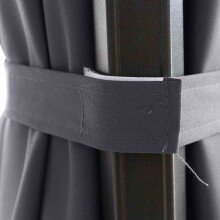 Ampelschirm >SUNSET N+< in anthrazit, Polyester, Aluminium - 300x255x300 (BxHxT)