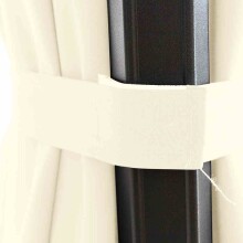 Ampelschirm >SUNSET N+< in ecru, Polyester, Aluminium - 300x255x300cm (BxHxT)