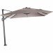 Ampelschirm >SUNSET N+< in taupe, Polyester, Aluminium - 300x255x300cm (BxHxT)