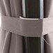 Ampelschirm >SUNSET N+< in taupe, Polyester, Aluminium - 300x255x300cm (BxHxT)