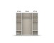 Drehtürenschrank >Voyager< 4 Schübe, 5 Böden, 1 Stange, alpinweiß  - 187x194x53cm (BxHxT)