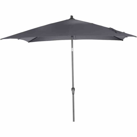 Sonnenschirm >AVIO< in anthrazit, Aluminium, Polyester - 250x258x250cm (BxHxT)