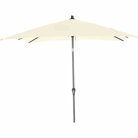 Sonnenschirm >AVIO< in ecru, Polyester, Aluminium - 250x258x250cm (BxHxT)