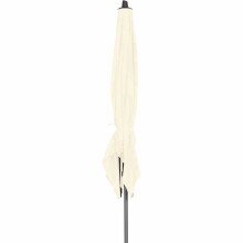 Sonnenschirm >AVIO< in ecru, Polyester, Aluminium - 250x258x250cm (BxHxT)