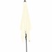 Sonnenschirm >AVIO< in ecru, Polyester, Aluminium - 250x258x250cm (BxHxT)
