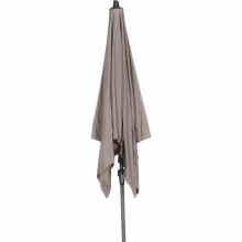Sonnenschirm >AVIO< in taupe, Polyester, Aluminium - 250x258x250cm (BxHxT)