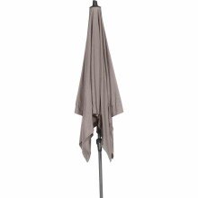 Sonnenschirm >AVIO< in taupe, Polyester, Aluminium - 250x258x250cm (BxHxT)