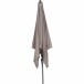 Sonnenschirm >AVIO< in taupe, Polyester, Aluminium - 250x258x250cm (BxHxT)