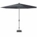 Sonnenschirm >AVIO< in anthrazit, Aluminium, Polyester - 350x262x350cm (BxHxT)