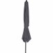 Sonnenschirm >AVIO< in anthrazit, Aluminium, Polyester - 350x262x350cm (BxHxT)