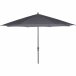 Sonnenschirm >AVIO< in anthrazit, Aluminium, Polyester - 350x262x350cm (BxHxT)