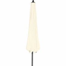 Sonnenschirm >AVIO< in ecru, Aluminium, Polyester - 350x262x350cm (BxHxT)