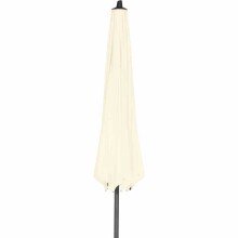 Sonnenschirm >AVIO< in ecru, Aluminium, Polyester - 350x262x350cm (BxHxT)