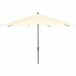 Sonnenschirm >AVIO< in ecru, Aluminium, Polyester - 350x262x350cm (BxHxT)