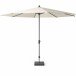 Sonnenschirm >AVIO< in ecru, Aluminium, Polyester - 350x262x350cm (BxHxT)