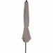 Sonnenschirm >AVIO< in taupe, Aluminium, Polyester - 350x262x350cm (BxHxT)