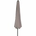 Sonnenschirm >AVIO< in taupe, Aluminium, Polyester - 350x262x350cm (BxHxT)