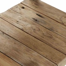 Gartenbank >LOREO< in Teak, Massivholz - 60x90x124cm (BxHxT)