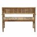 Gartenbank >LOREO< in Teak, Massivholz - 60x90x124cm (BxHxT)