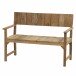Gartenbank >LOREO< in Teak, Massivholz - 60x90x124cm (BxHxT)