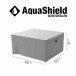 Gartenmöbel-Schutzhülle >AQUASHIELD< in grau, Polyester - 160x85x150cm (BxHxT)