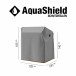 Strandkorb-Schutzhülle >AQUASHIELD< in grau, Polyester - 128x165x105cm (BxHxT)