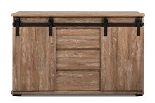 Sideboard >Marrakesch< Valhalla Eiche Dekor / Milford Kiefer Dekor - 140x87x40cm (B/H/T)