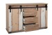 Sideboard >Marrakesch< Valhalla Eiche Dekor / Milford Kiefer Dekor - 140x87x40cm (B/H/T)