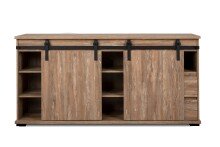 Sideboard >Marrakesch< Valhalla Eiche Dekor / Milford Kiefer Dekor - 180x87x40cm (B/H/T)
