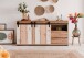 Sideboard >Marrakesch< Valhalla Eiche Dekor / Milford Kiefer Dekor - 180x87x40cm (B/H/T)