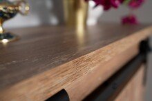 Highboard >Marrakesch< Valhalla Eiche Dekor / Milford Kiefer Dekor - 120x140x40cm (B/H/T)