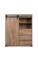 Highboard >Marrakesch< Valhalla Eiche Dekor / Milford Kiefer Dekor - 120x140x40cm (B/H/T)