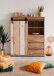 Highboard >Marrakesch< Valhalla Eiche Dekor / Milford Kiefer Dekor - 120x140x40cm (B/H/T)
