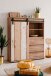 Highboard >Marrakesch< Valhalla Eiche Dekor / Milford Kiefer Dekor - 120x140x40cm (B/H/T)