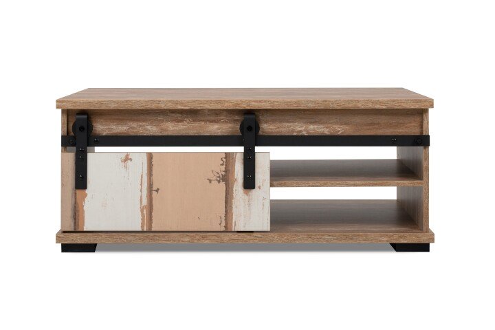 Couchtisch >Marrakesch< Valhalla Eiche Dekor / Milford Kiefer Dekor - 100x40x60cm (B/H/T)