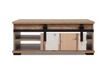 Couchtisch >Marrakesch< Valhalla Eiche Dekor / Milford Kiefer Dekor - 100x40x60cm (B/H/T)