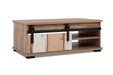 Couchtisch >Marrakesch< Valhalla Eiche Dekor / Milford Kiefer Dekor - 100x40x60cm (B/H/T)