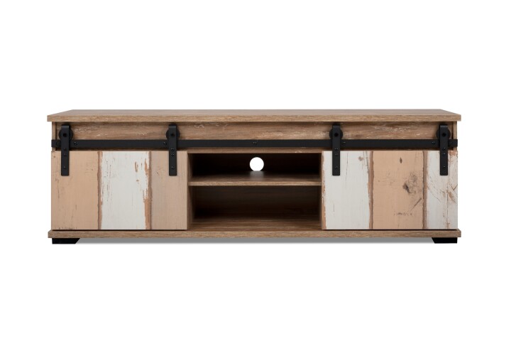 Lowboard >Marrakesch< Valhalla Eiche Dekor / Milford Kiefer Dekor - 160x50x40cm (B/H/T)