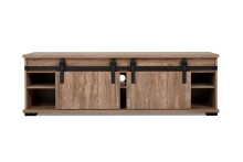 Lowboard >Marrakesch< Valhalla Eiche Dekor / Milford Kiefer Dekor - 160x50x40cm (B/H/T)