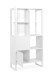 Raumteilerregal >Sumatra< 8 Fächer, 2 Türen, weiß - 83,5x165x40cm (BxHxT)