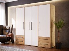 Kleiderschrank >Mokkaris < 4 Schübe, Artisan...