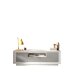 Lowboard >Siena< 2 Türen, 1 Schub, 1 Fach, Weiss Lack matt / Beton - 180x58x50 (BxHxT)