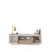 Lowboard >Siena< 2 Türen, 1 Schub, Cashmere, Cadiz Eiche Dekor - 180x58x50 BxHxT