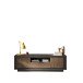 Lowboard >Siena< 2 Türen, 1 Schub, Lava anthrazit, Mercureeiche Dekor - 180x58x50 BxHxT
